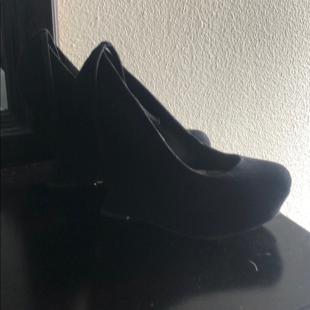 Platform wedges... like new